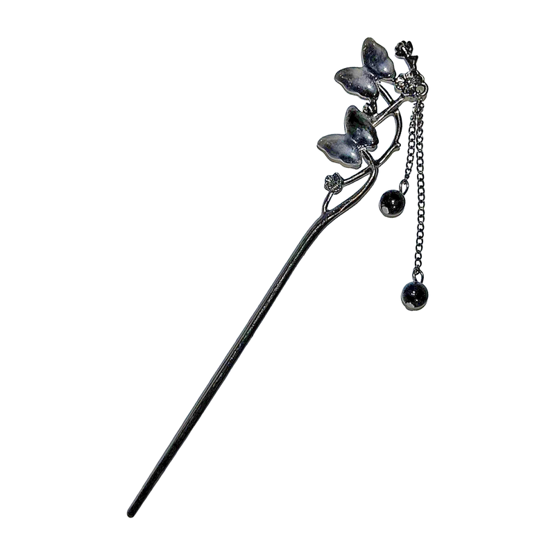 3amgang（スリーエイエムギャング）の「Black goth butterfly ornamental hairpin_1（Hair Accessories）」