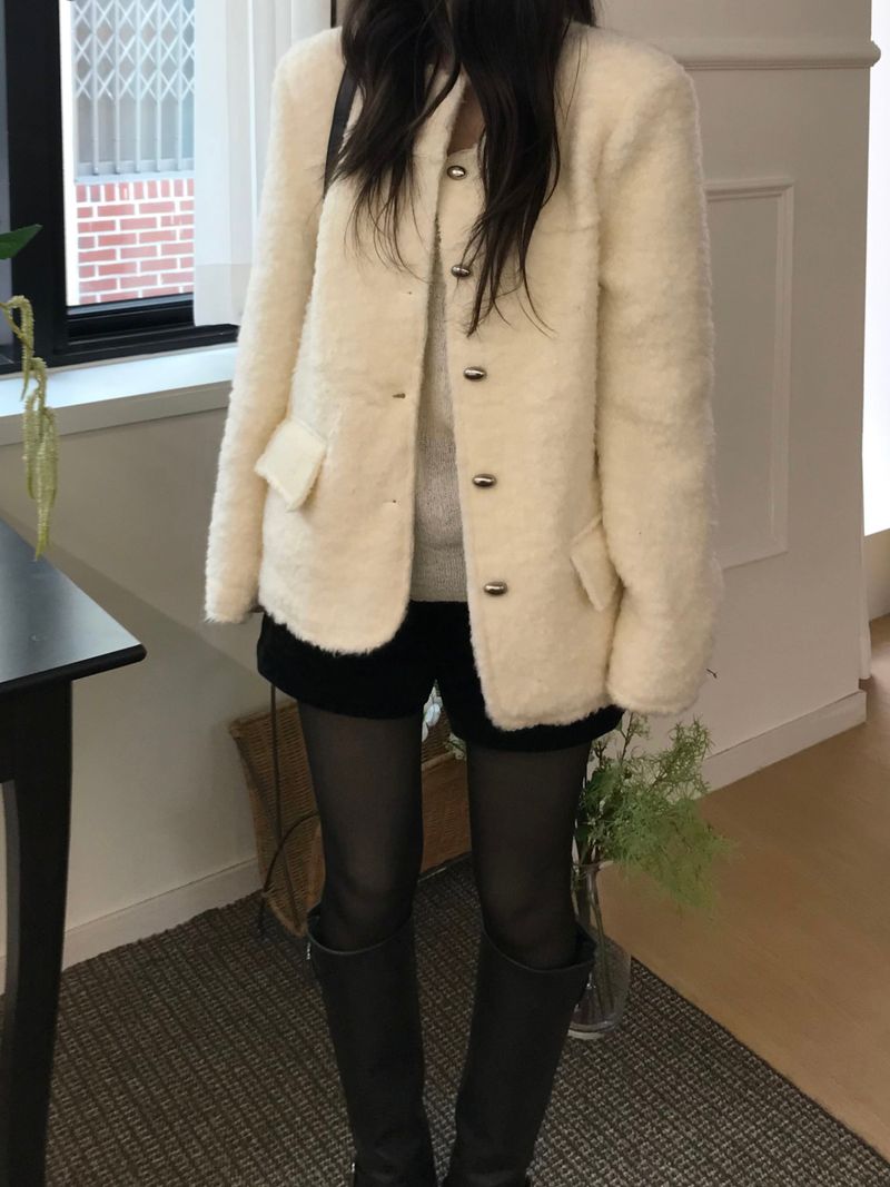 Wish Bookle Tweed Jacket (2 colors)