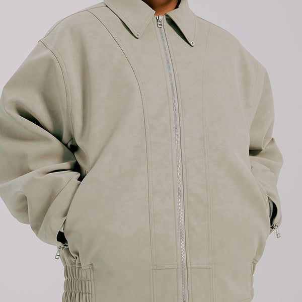 ROMANTIC CROWN(ロマンティッククラウン)の「VEGAN LEATHER SINGLE RIDER JACKET(Jackets/Outerwear)」
