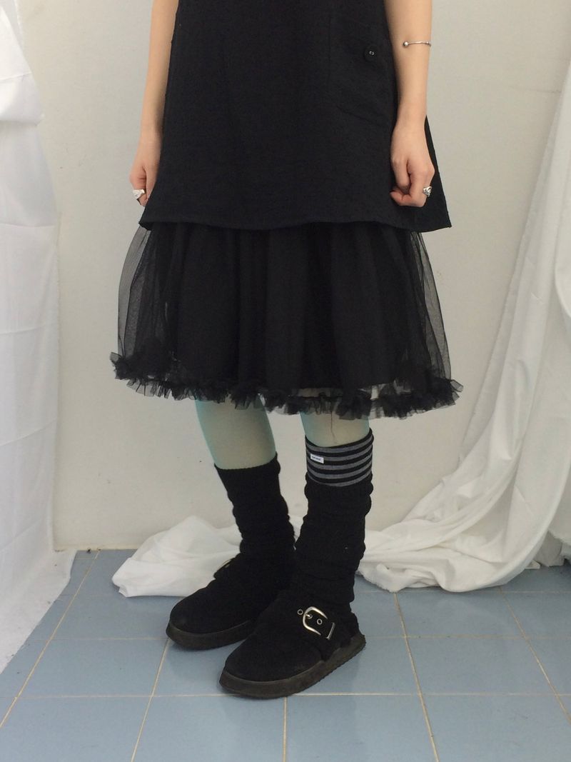 Pocket button puff blouse