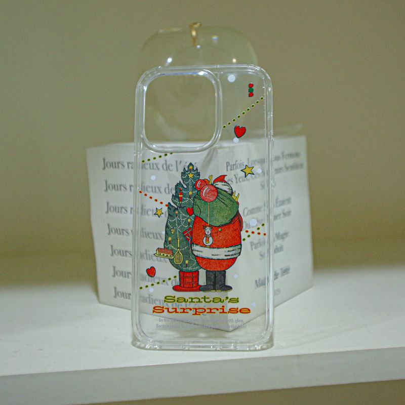 【MADE】Santa's surprise Jelly hard Phone case