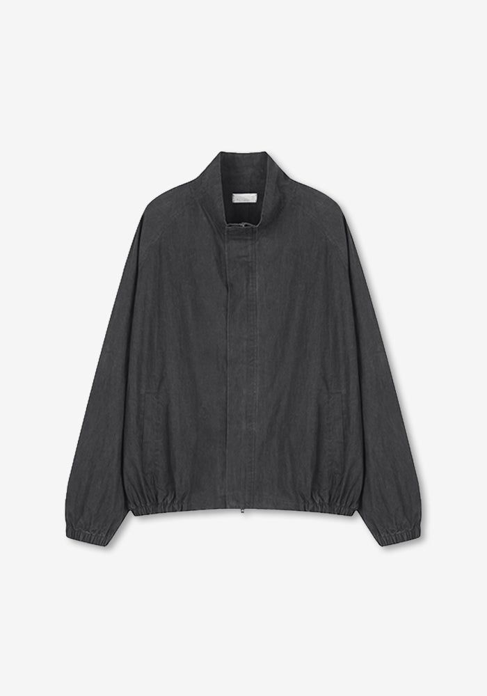 TH Washed CN Crop High-neck Jacket
