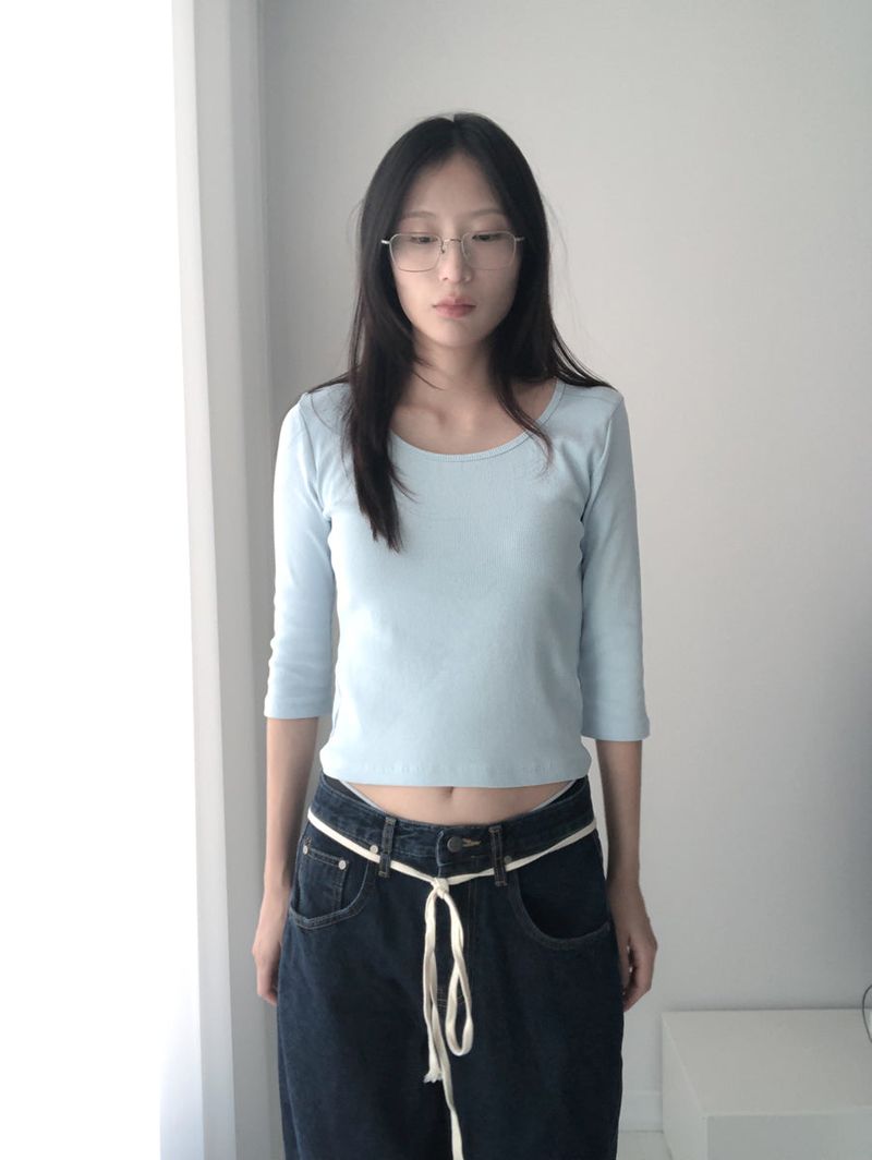 three-quarter tee (4c)