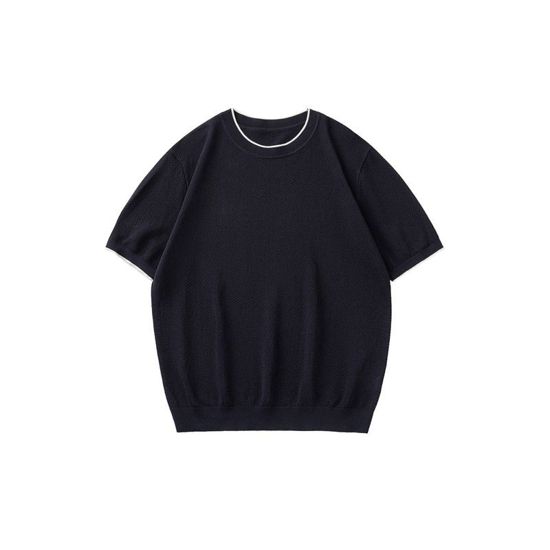 Noah Contrast Knit Tee
