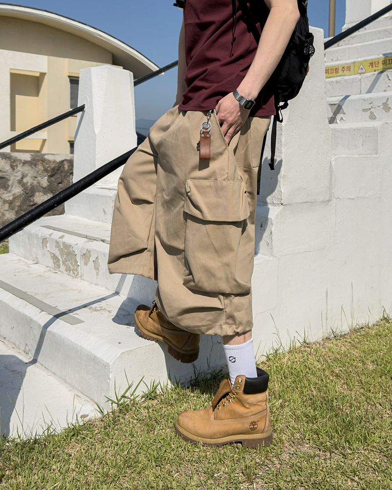Jorbic 3D Cargo Bermuda Pants