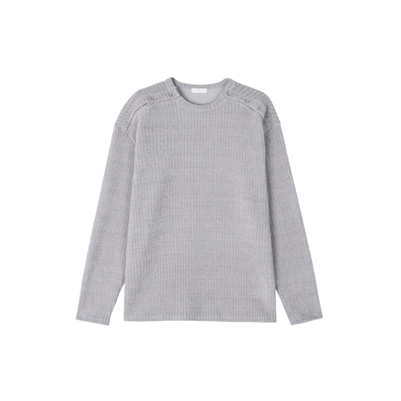 Deir shoulder snap long sleeve