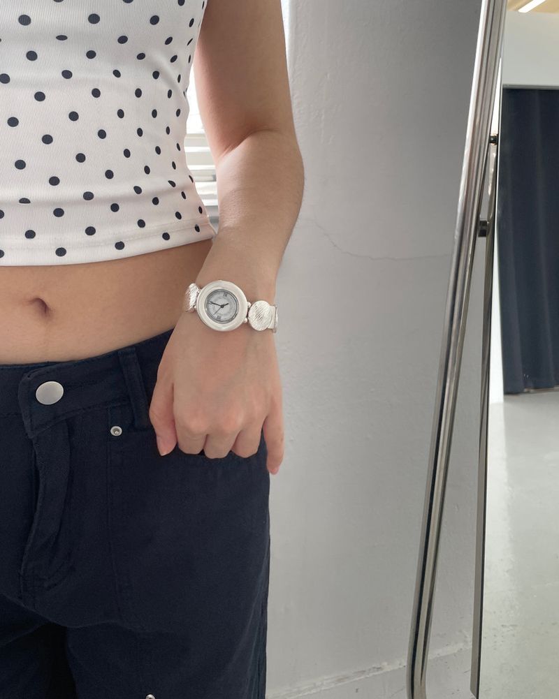 Brushed Circle Texture Watch