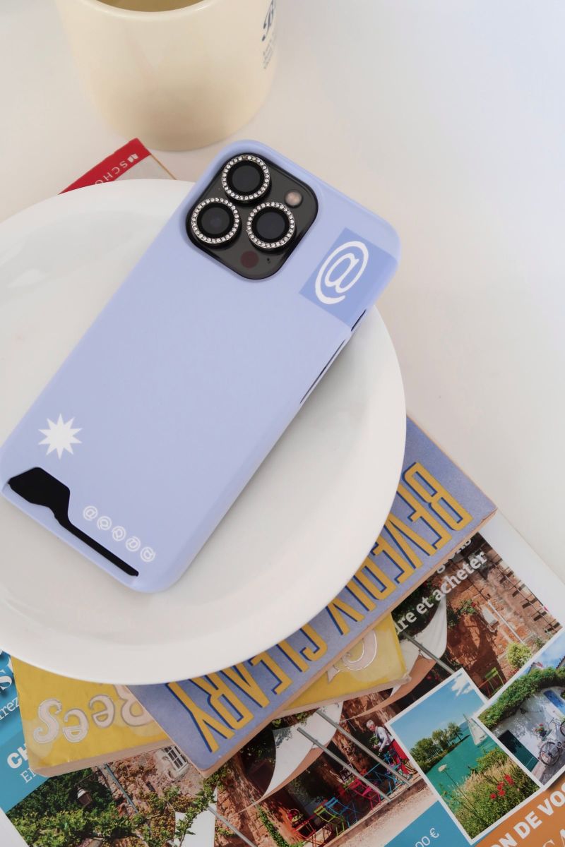 [MADE] at sign card case (blue)
