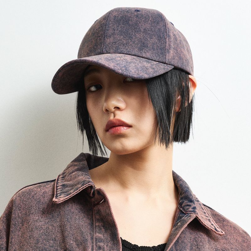 WINE DENIM OVERSIZED TRUCKER JACKET