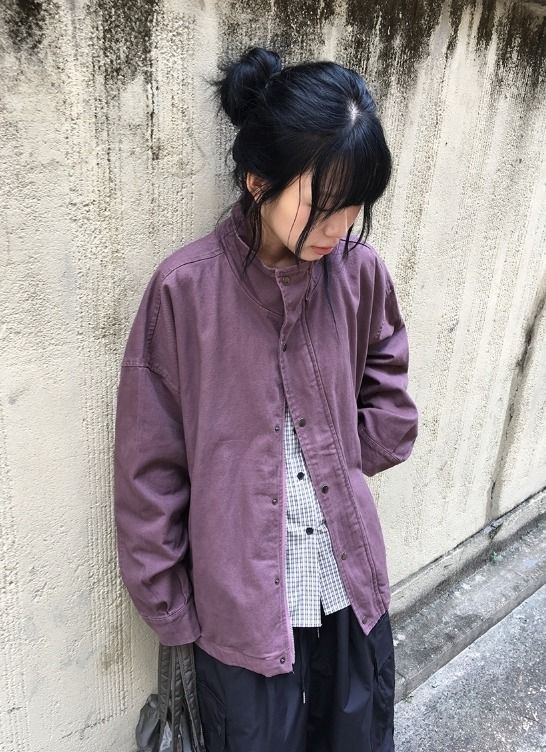 BAON（バオン）の「[unisex] ヘミング ウォッシング オーバーフィット フィールドジャケット（ジャケット/アウター）」