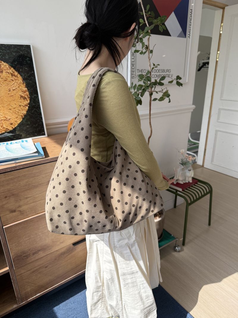 Cordu dot bag (brown)