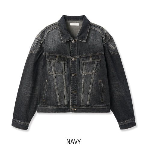 Theron Deep Washing Denim Jacket