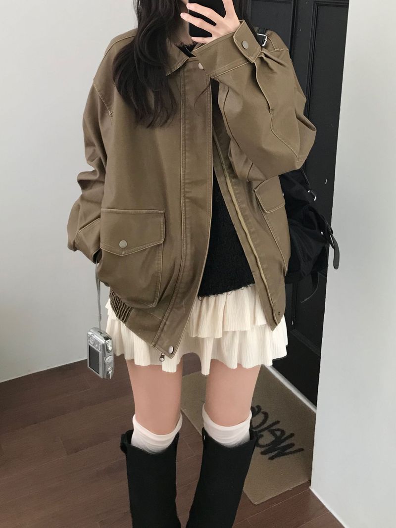 Zest Leather Jacket (3 colors)