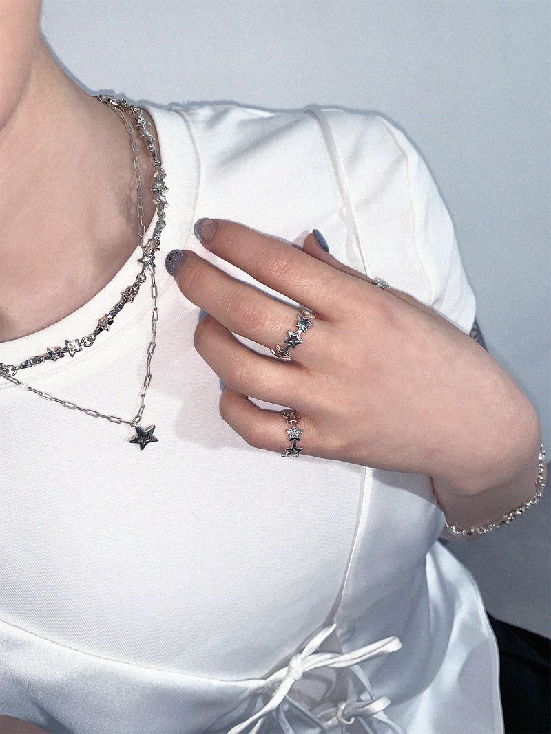 ETOILE LOOP RING (BLACK)