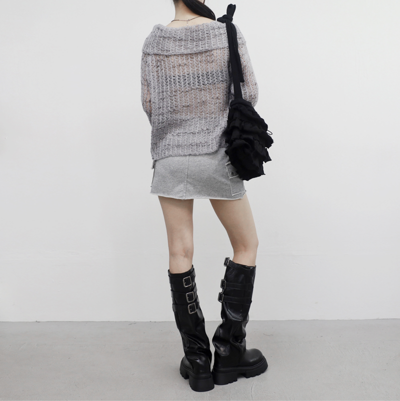 Lucia see-through knitwear