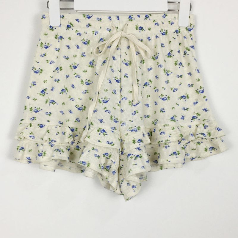 Floral Frill Shorts (2color)