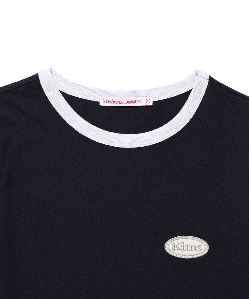 Kims Egg Bam Ringer Tee Navy (KIB6MFT509A)