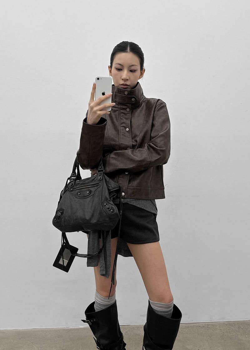 [MADE] Dane Leather Jacket
