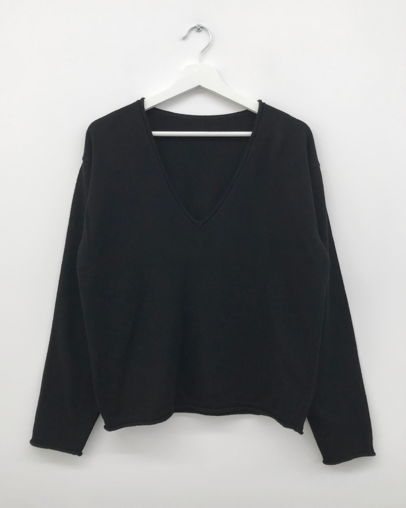 Luro V-neck knit (8color)