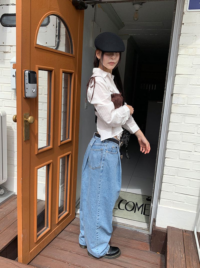 FORMAL PINTUCK JEANS