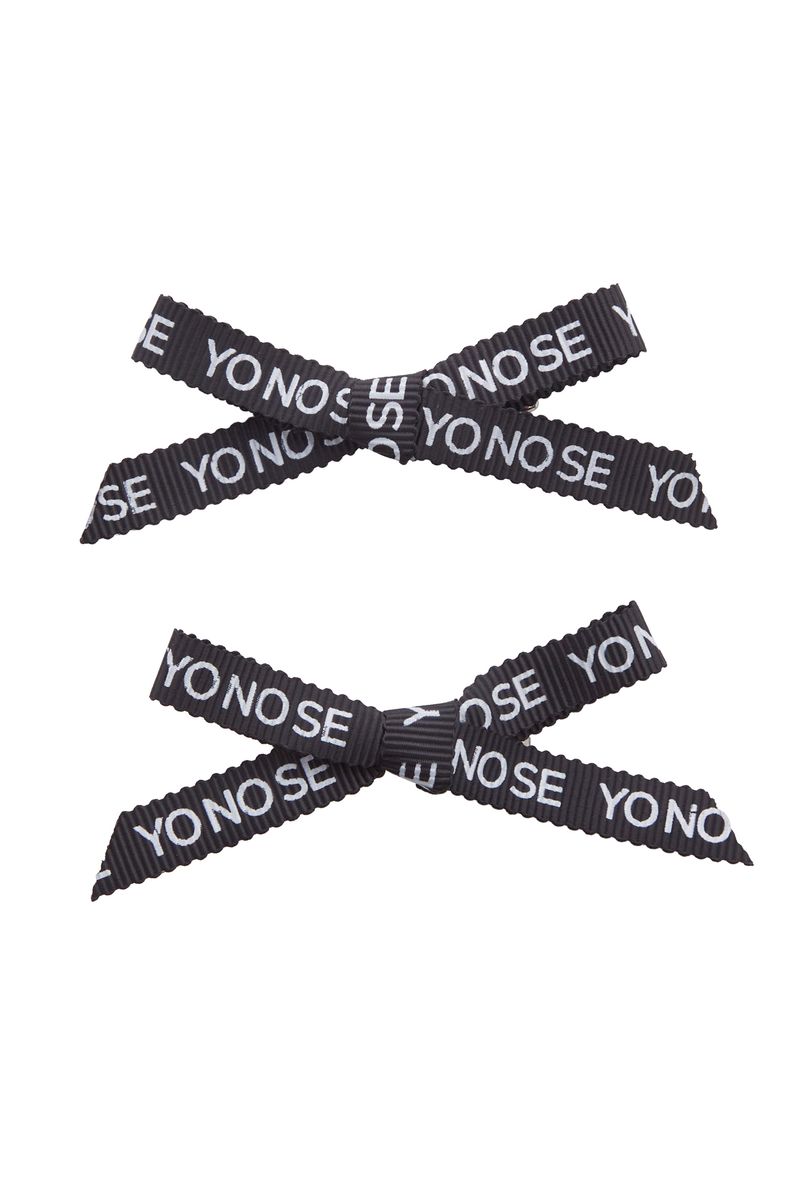 YONOSE RIBBON PIN / BLACK