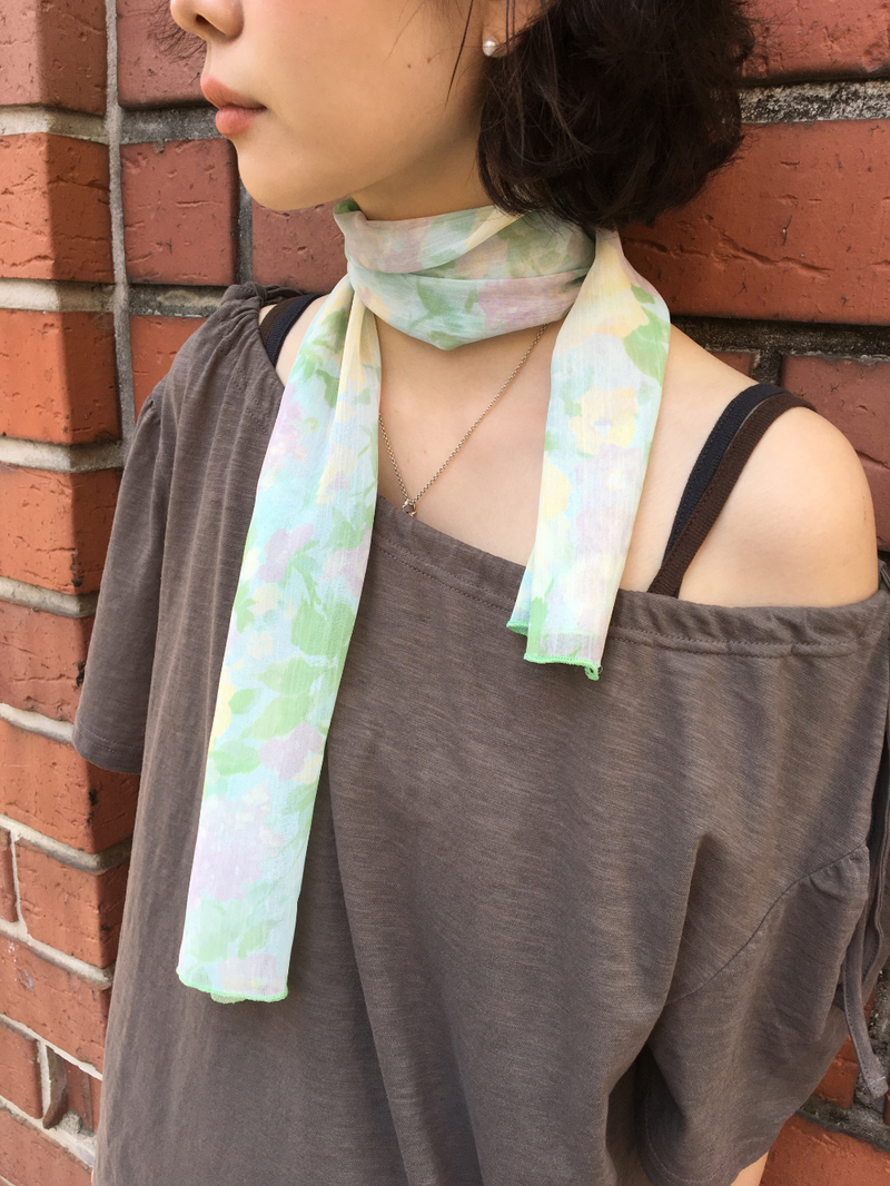 Misty Bloom scarf (2color)