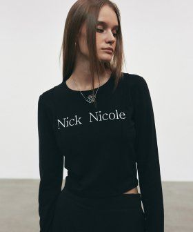 NICOLE PINTUCK LS CROP TOP_OLIVE