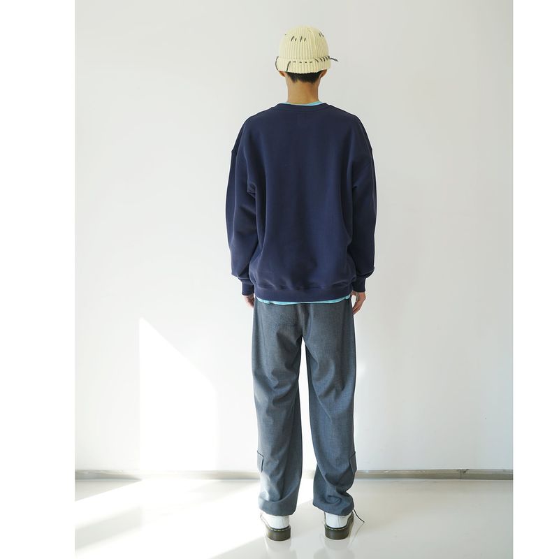 The Lower Pocket Detail Slacks / Charcoal