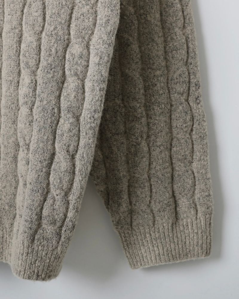 noi round button knit