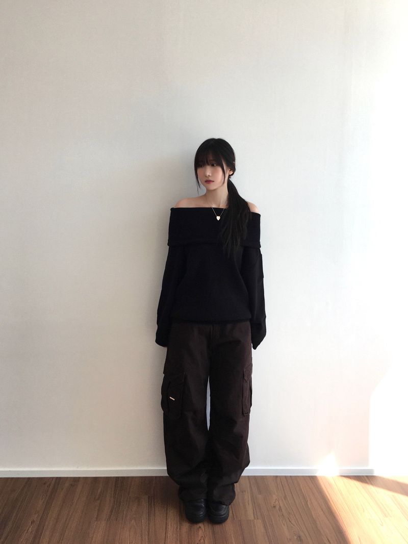 Work low-rise cargo pants (2 colors)
