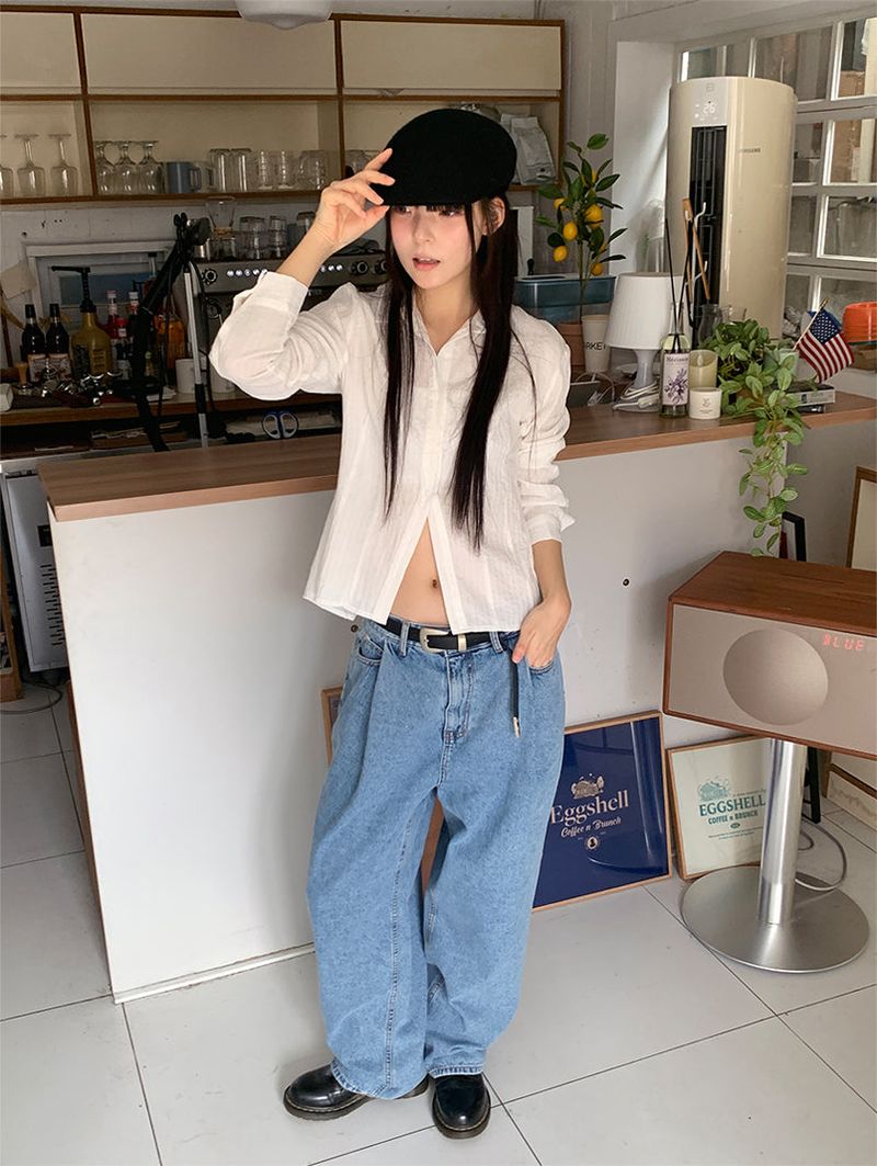 FORMAL PINTUCK JEANS