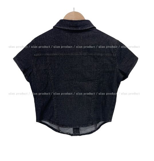 Our Washing Cropped Denim Shirt