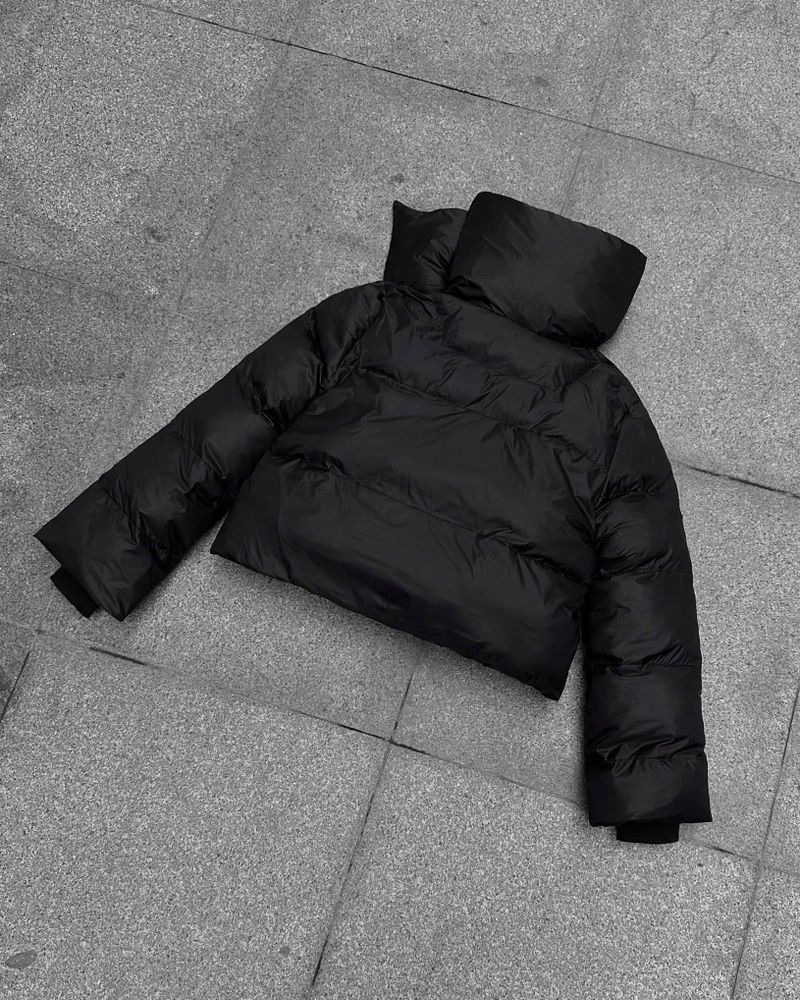 DK FUNNEL-NECK PUFFER JACKET