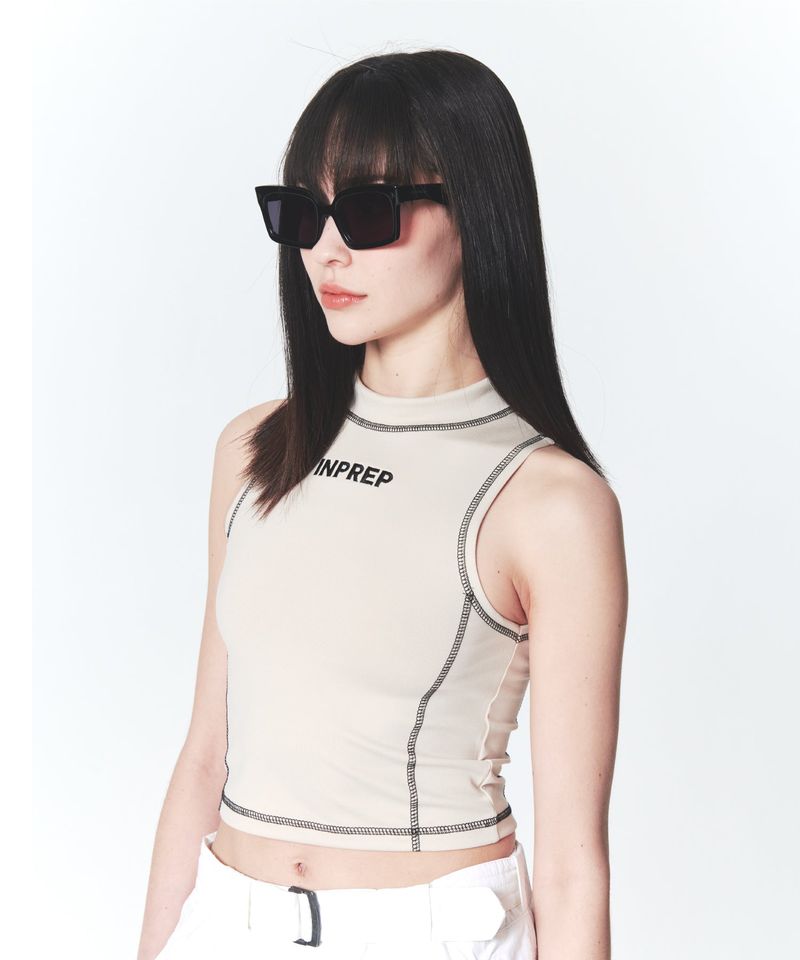 INPREP（インプレップ）の「Active Classic Cropped Top Ivory（Tops）」