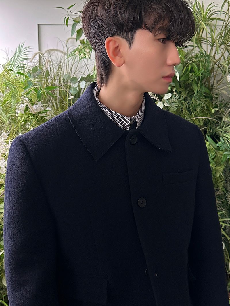 3 TAP Wool 50 Cut Off Crop Jacket (2color)