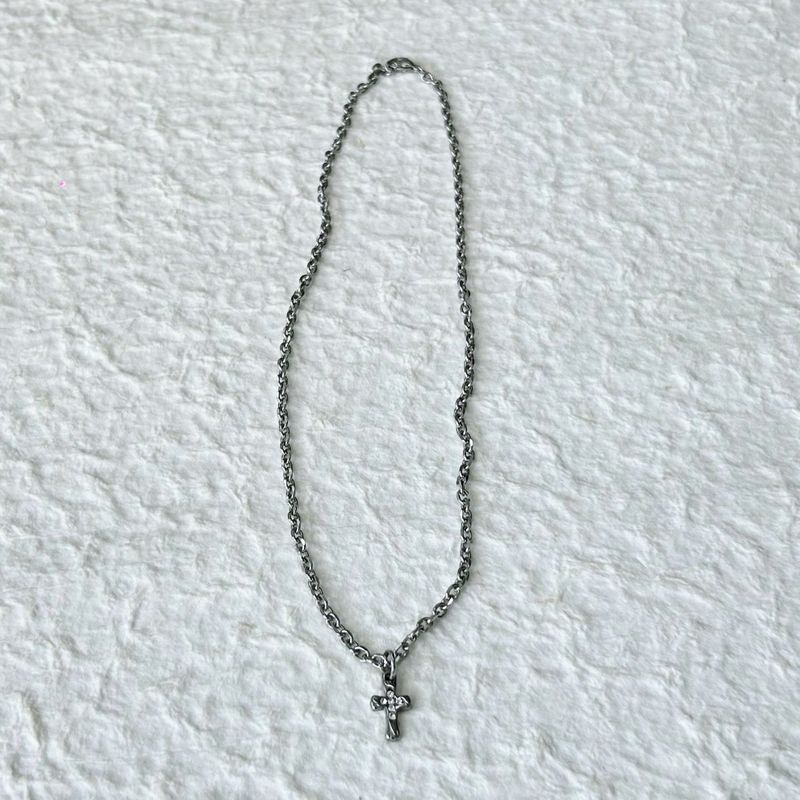 Glimmer Cross Chain Necklace
