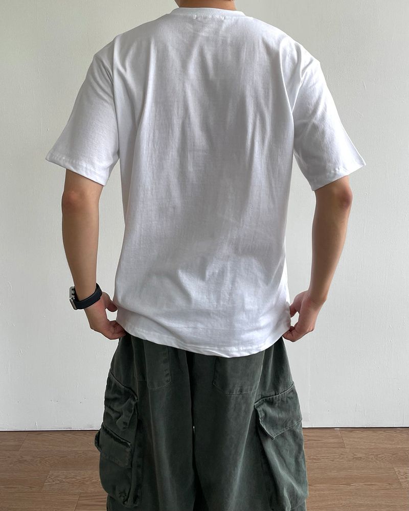 Mitsu Printed Short Sleeve Tee