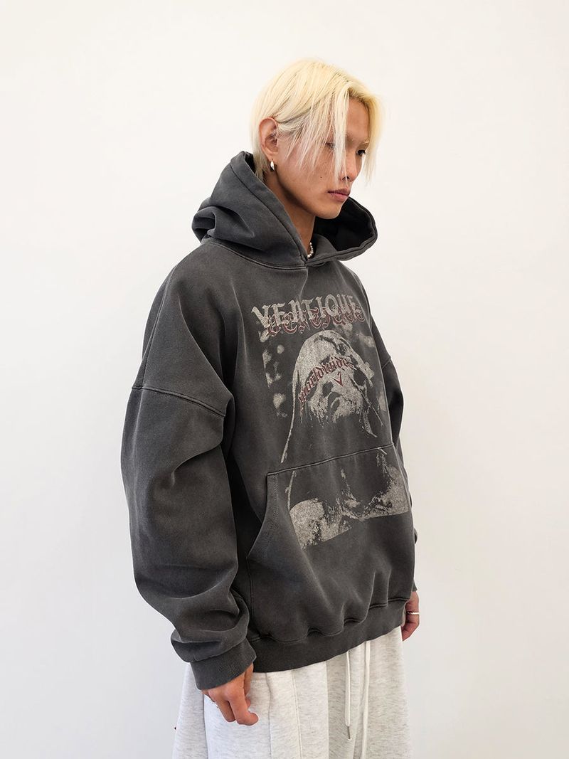 VENTIQUE（ベンティーク）の「VENTIQUE Pigment Jesus Napping Hoodie 1color（Tops）」