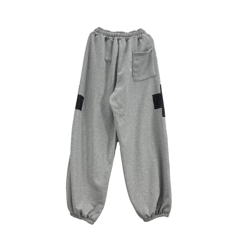crack cross jogger pants