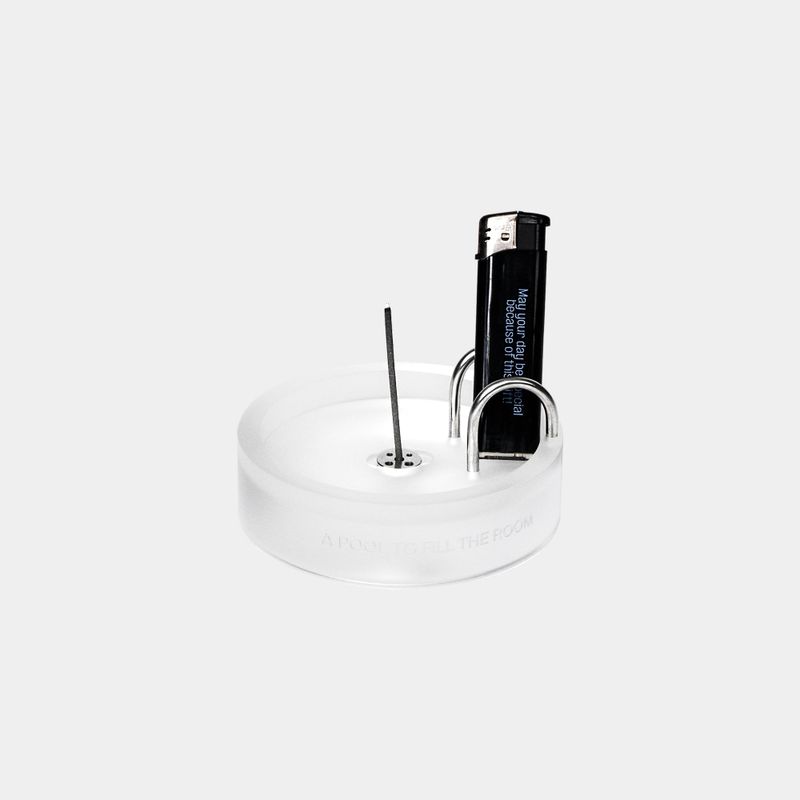 [made] Prooml incense holder - clear