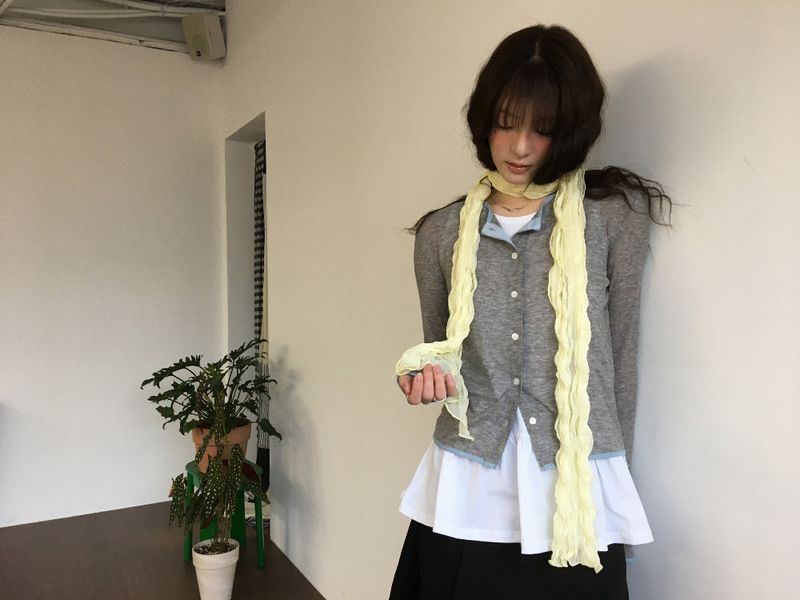 De Nuit Wave Scarf (3color)