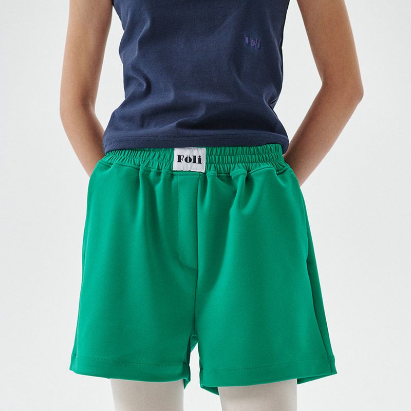Foli(フォリー)の「Signature Sportif Shorts, Green(Pants)」