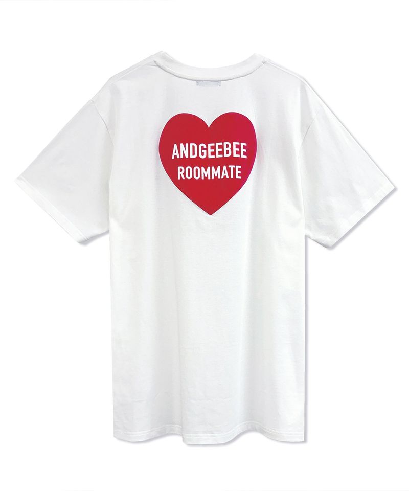 UNISEX ハートプリントT