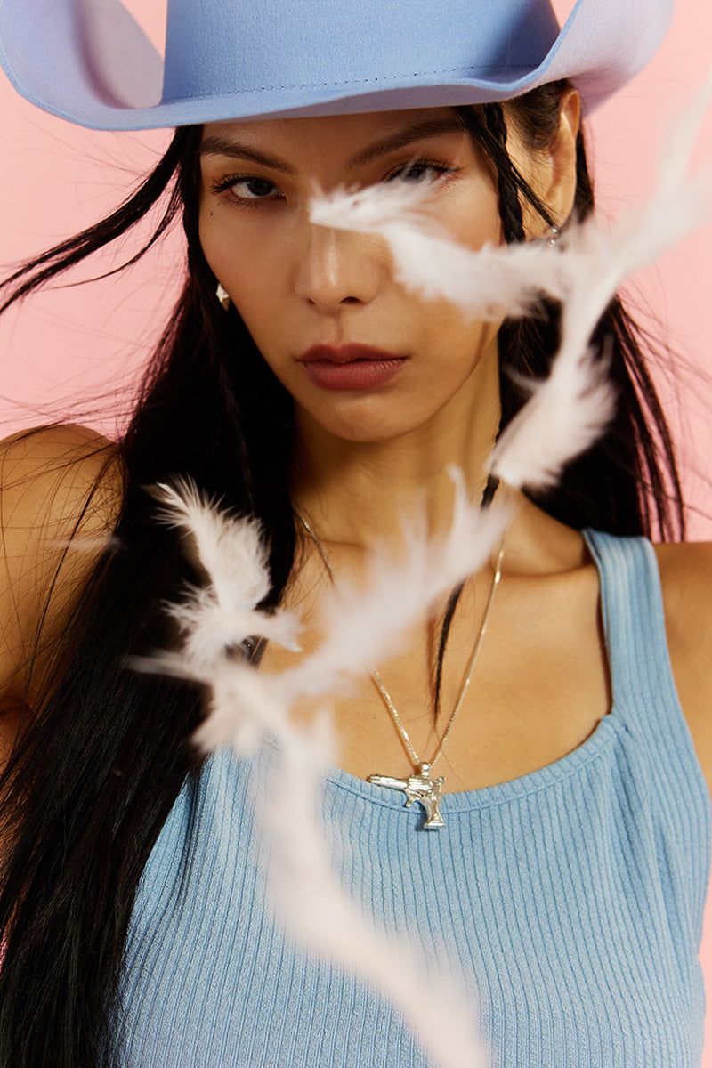 NIMBUS(ニンブス)の「Love Gun Pendant Necklace (WH)(Accessories)」