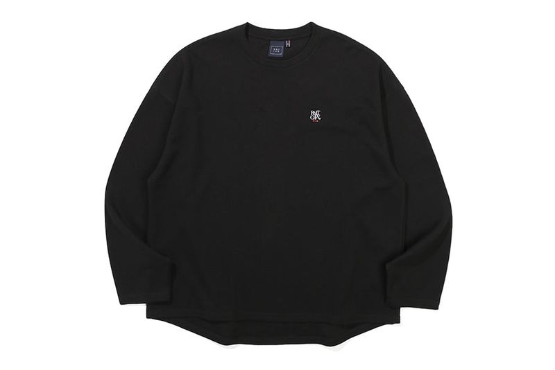 LETTERING LONG SLEEVE_BLACK