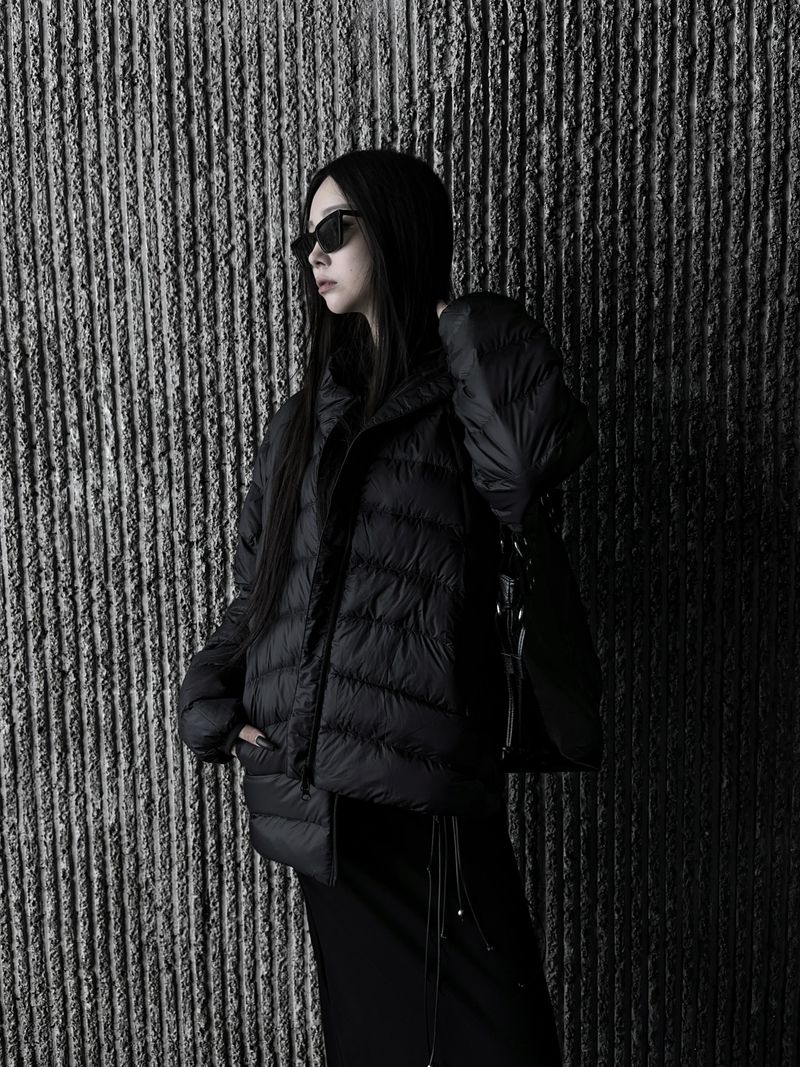 [unisex] aro duck down light puffer (2color)