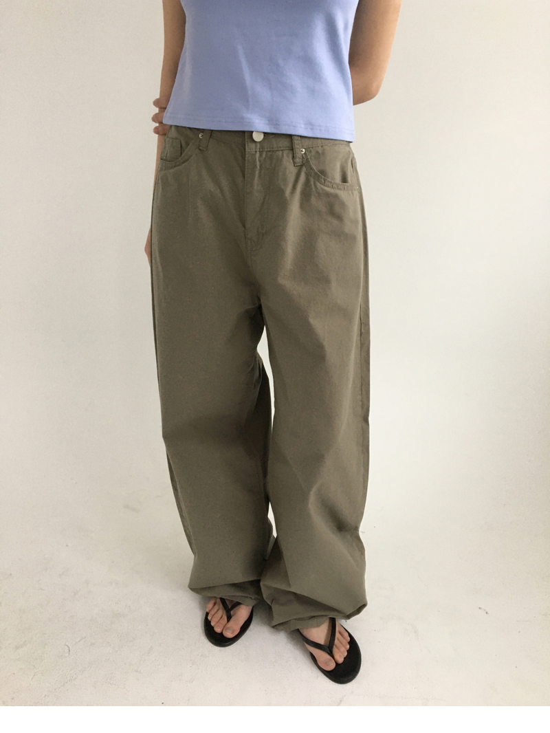 Dune Half Elastic Pants (3color)