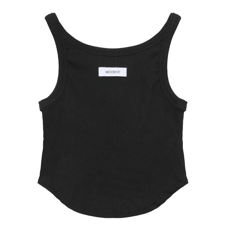 EVA BACK DETAIL CROP SLEEVELESS (2COLOR)