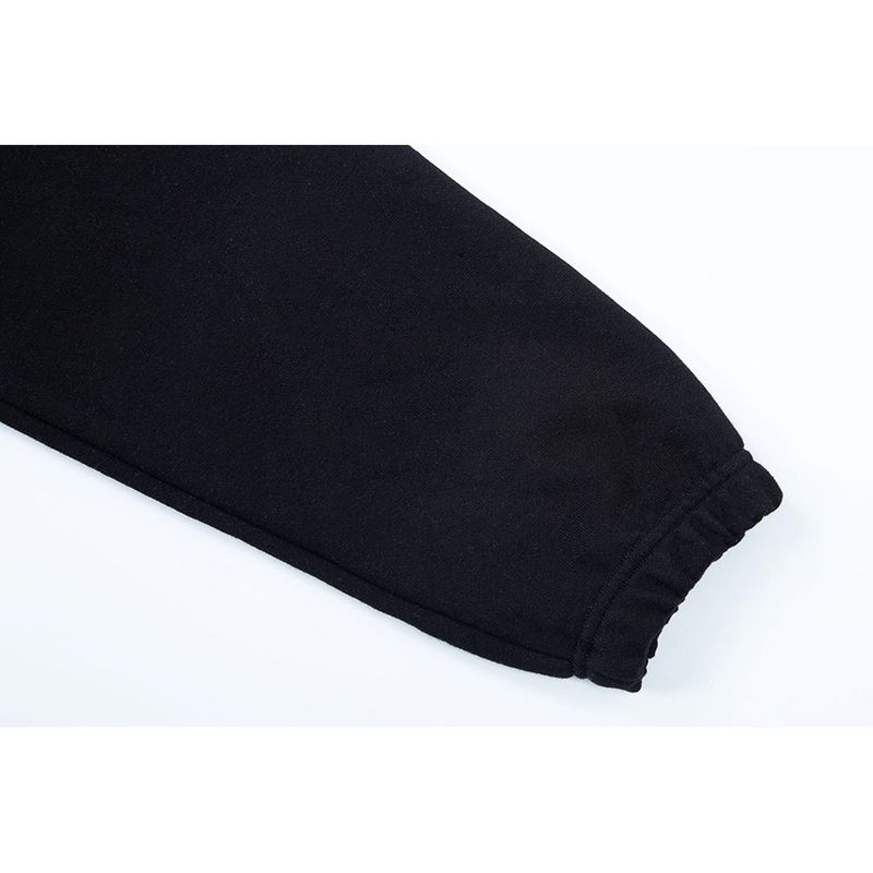 Huke x Nus. ハーフジップアップ(BLACK)