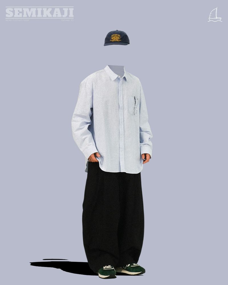 OD Deep One-tuck Wide Banding Pants